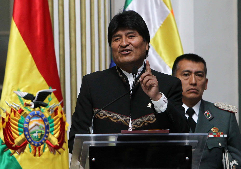 El presidente de Bolivia, Evo Morales. Foto: EFE