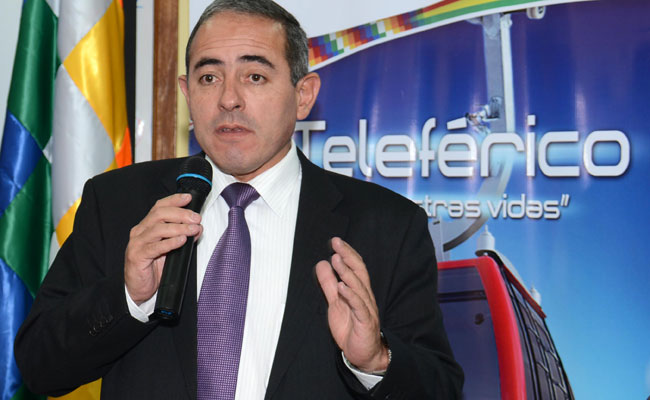 César Docweiler, gerente de "Mi Teleférico". Foto: ABI