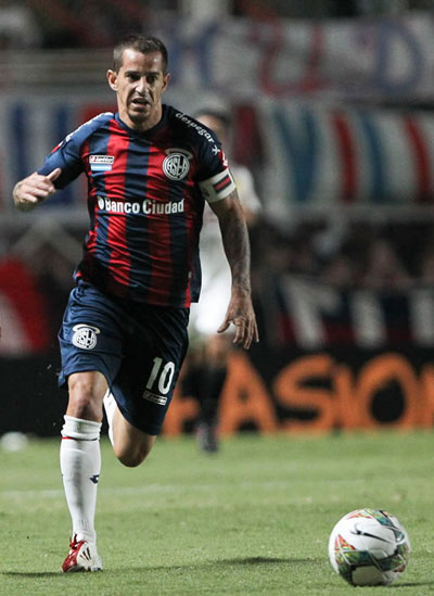 El jugador de San Lorenzo, Leandro Romagnoli. Foto: EFE