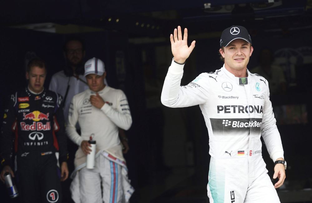 Nico Rosberg se apunta como el favorito luego de las pruebas clasificatorias. Foto: EFE