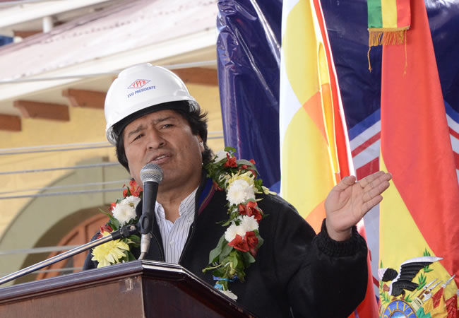 El presidente de Bolivia, Evo Morales. Foto: ABI