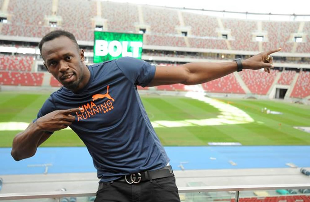 El velocista jamaicano Usain Bolt. Foto: EFE