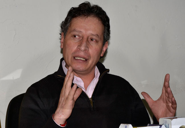 César Navarro, ministro de Minería y Metalurgia. Foto: ABI