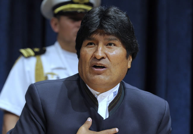 Evo Morales, Presidente de Bolivia. Archivo. Foto: EFE