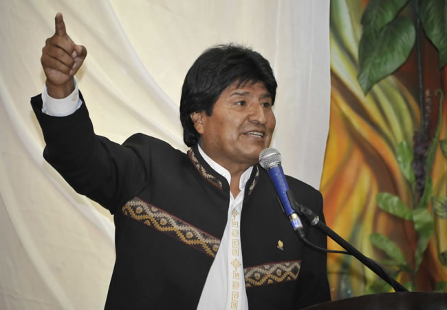 Evo Morales, presidente de Bolivia. Foto: ABI