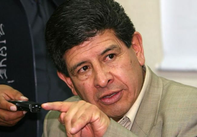 Carlos Villegas, Presidente Ejecutivo de YPFB. Foto: EFE