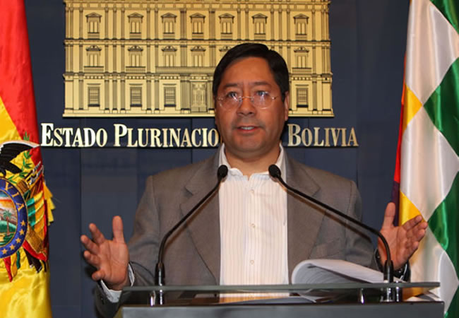 Luis Arce, ministro de Economía. Foto: ABI