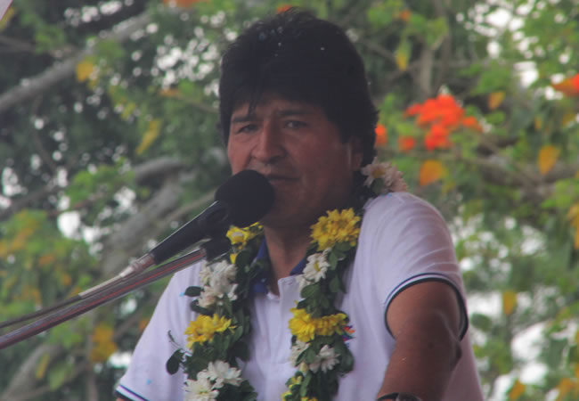 Evo Morales, presidente de Bolivia. Foto: ABI