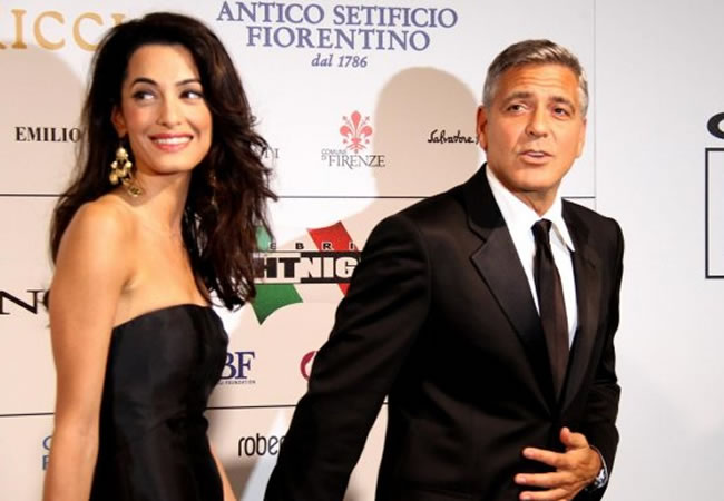 George Clooney y Amal Alamuddin. Archivo. Foto: EFE