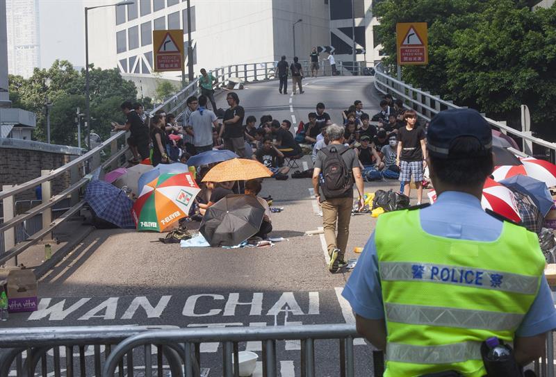 China Hong Kong Protestas. Foto: EFE
