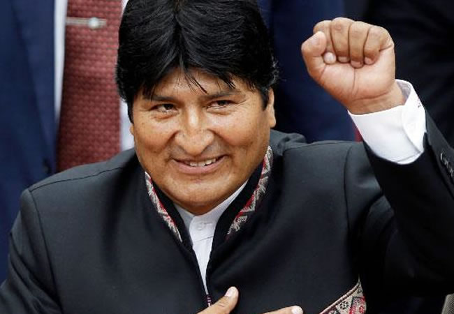 Presidente Evo Morales. Foto: EFE