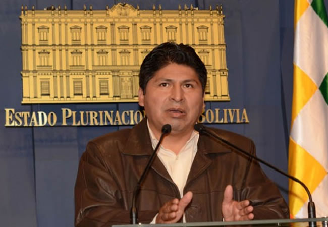 Ministro de Salud, Juan Carlos Calvimontes. Foto: ABI