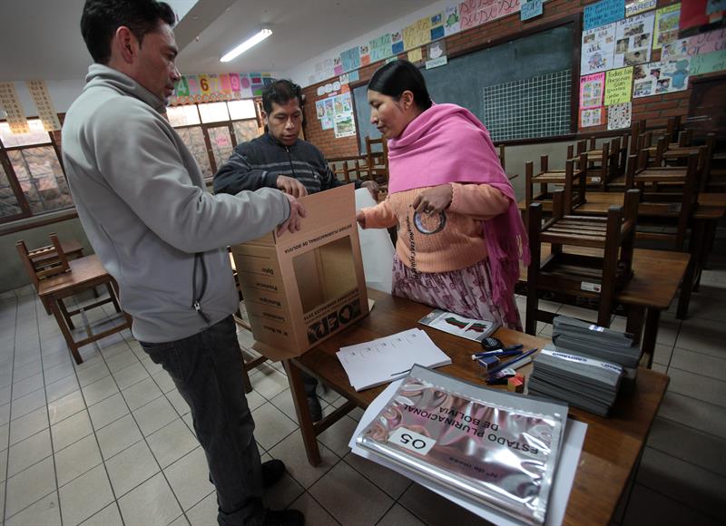 Elecciones Bolivia. Foto: EFE