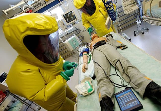 Epidemia del ébola. Foto: EFE
