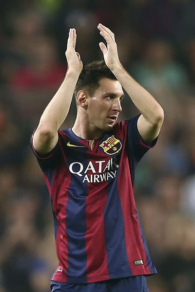 El delantero argentino del FC Barcelona Lionel Messi. Foto: EFE