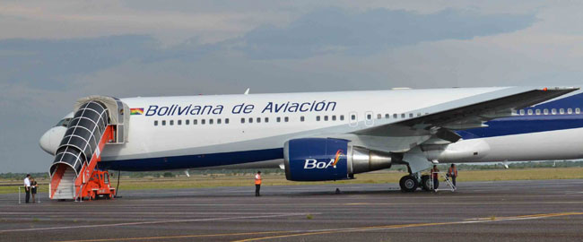 Boliviana de Aviación iniciará, desde este lunes 24 de noviembre, vuelos directos a Miami. Foto: ABI