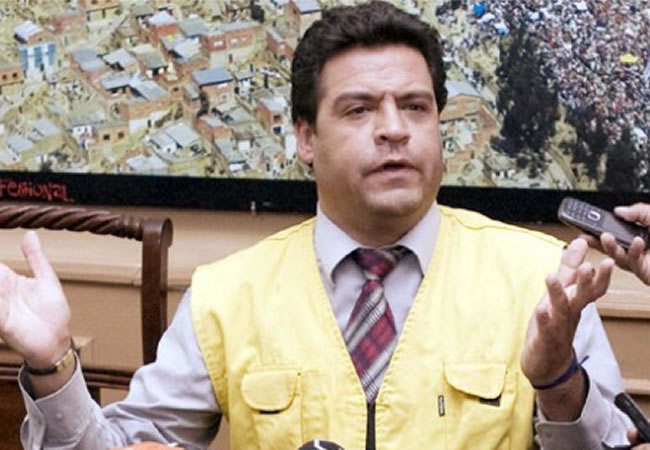 El alcalde de La Paz, Luis Revilla. Foto: ABI