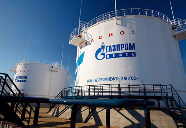 Petrolera rusa Gazprom. Foto: EFE