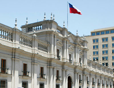 Palacio de la Moneda en Santiago de Chile. Foto: EFE