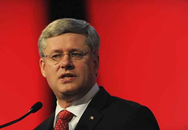 Primer ministro canadiense, Stephen Harper. Foto: EFE