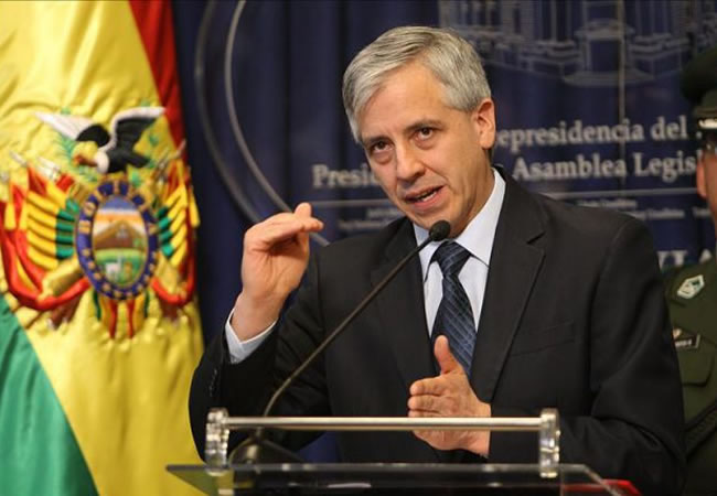Vicepresidente Álvaro García Linera. Foto: EFE