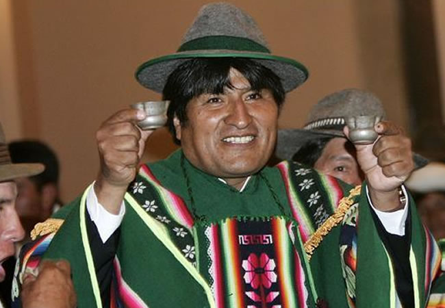 Presidente Evo Morales. Foto: EFE