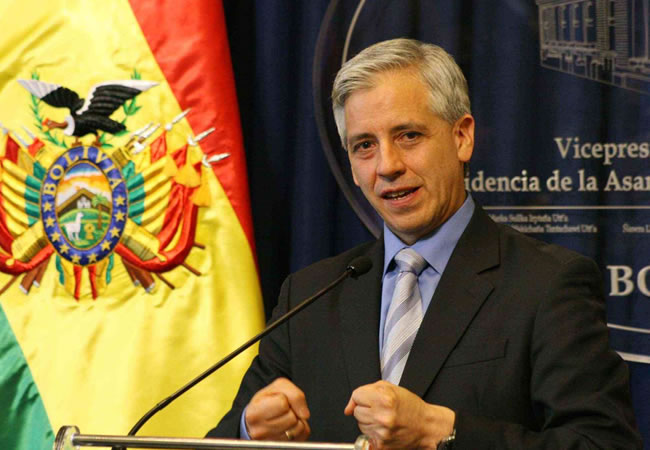 Vicepresidente Álvaro García Linera. Foto: ABI