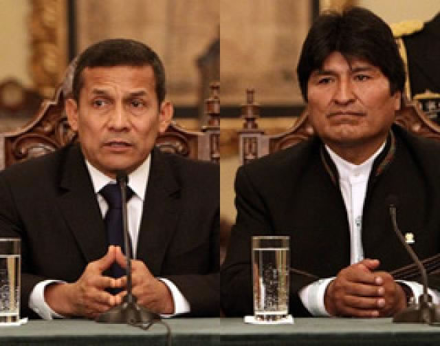 Humala y Morales no han hablado sobre refugio a exasesor, dice cancillería. Foto: EFE