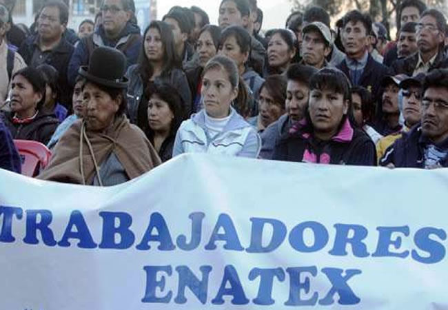Paro Enatex. Foto: ABI
