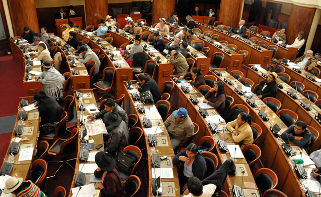 Asamble legislativa. Foto: ABI