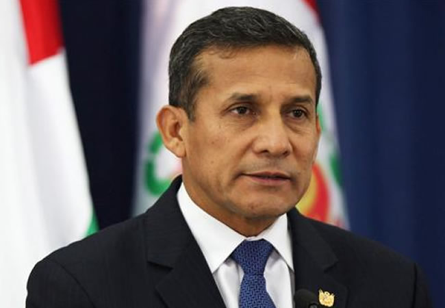 Presidente de Perú Ollanta Humala. Foto: EFE
