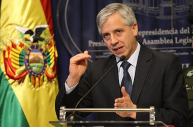 Vicepresidente Álvaro García Linera. Foto: EFE