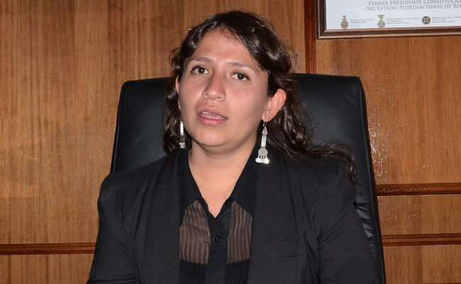 Ariana Campero Nava, ministra de Salud. Foto: ABI