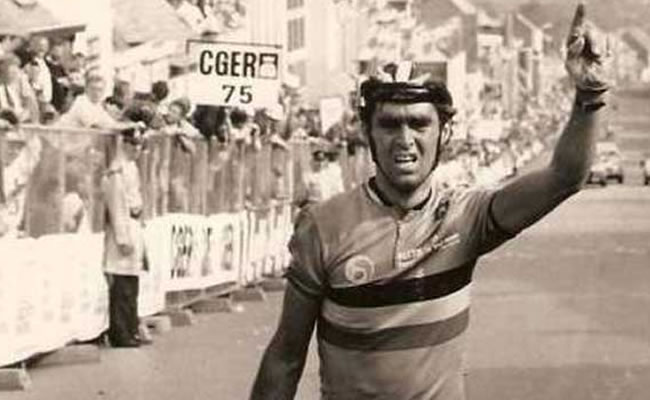 El excampeón del mundo de ciclismo en ruta Claude Criquielion. Foto: Twitter