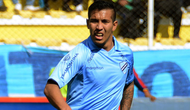 El jugador Gerardo Yecerotte del club Bolívar. Foto: ABI