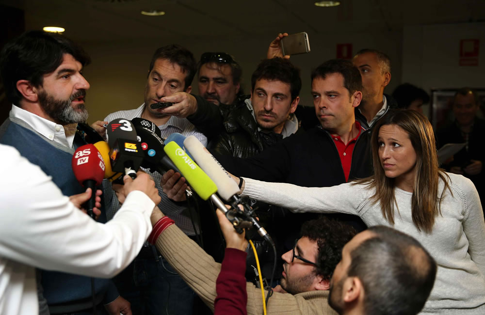 El mánager de Fernando Alonso, Luis García Abad. Foto: EFE