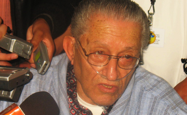 El exdictador de Bolivia, Luis García Meza. Foto: ABI