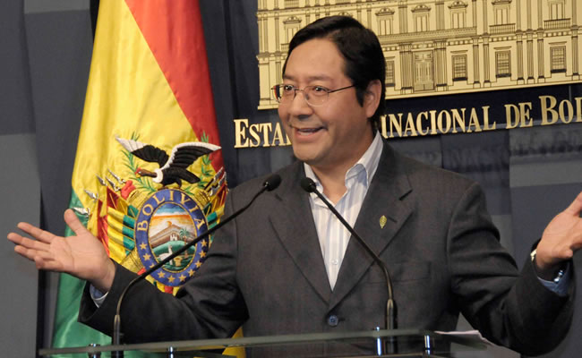 Ministro de Economía y Finanzas Públicas, Luis Arce. Foto: ABI