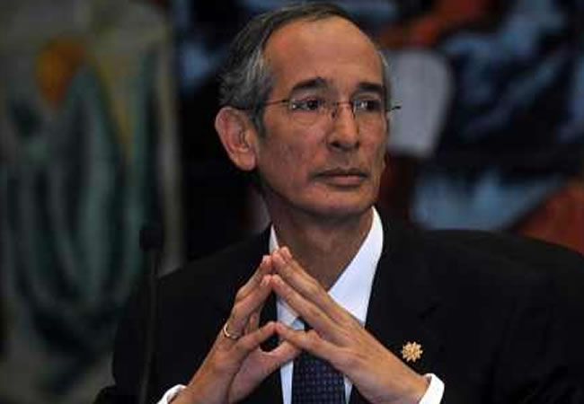 El ex presidente de Guatemala, Álvaro Colom. Foto: EFE