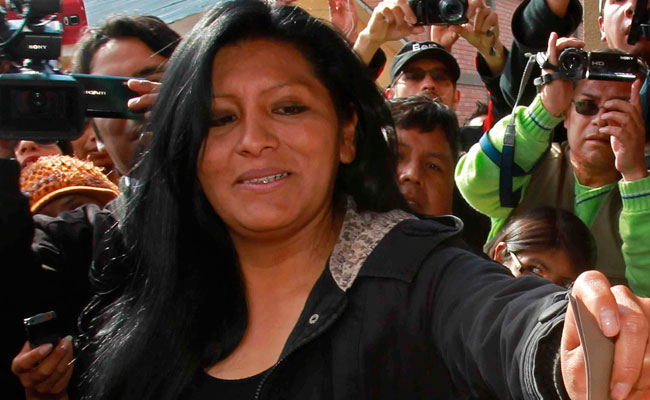 Soledad Chapetón de Unidad Nacional (UN), sorprendió al ganar por amplio margen la silla edil de la ciudad de El Alto. Foto: EFE