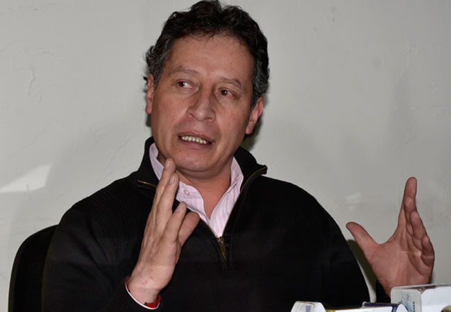 César Navarro, ministro de Minería y Metalurgia. Foto: ABI
