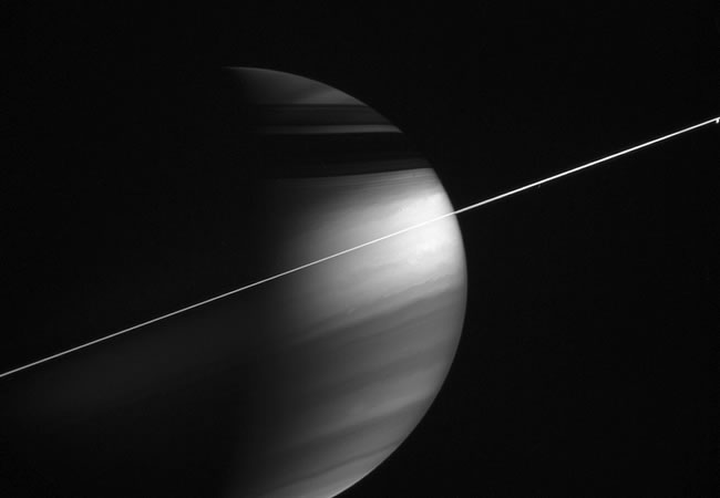 Imagen de Saturno facilitada por la NASA. Foto: EFE