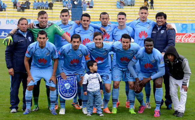 Primer equipo del club Bolívar. Foto: ABI