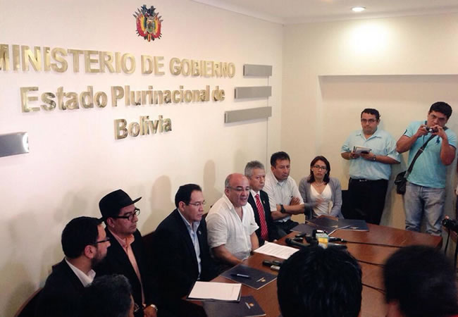 Gobierno y Fiscalía acordaron alianza contra el avasallamiento de tierras. Foto: ABI
