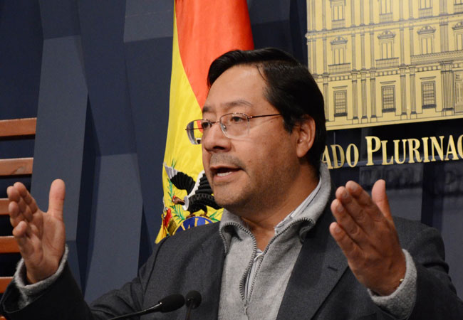 Luis Arce, ministro de Economía y Finanzas. Foto: ABI