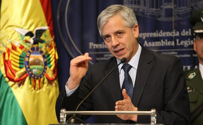 El vicepresidente Álvaro García Linera. Foto: EFE