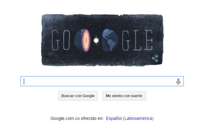 Google le rinde homenaje a la sismóloga Inge Lehmann con un “doodle”. Foto: EFE