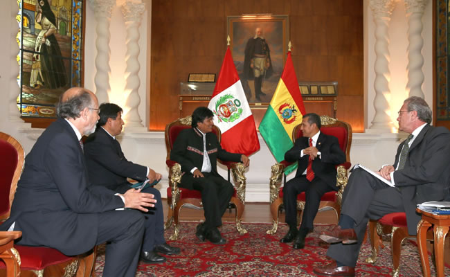 Evo Morales participara en el primer gabinete binacional de Perú. Foto: ABI