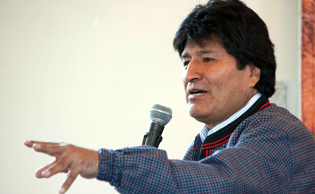 Evo Morales habló de la inversión que viene realizando en Potosí. Foto: ABI