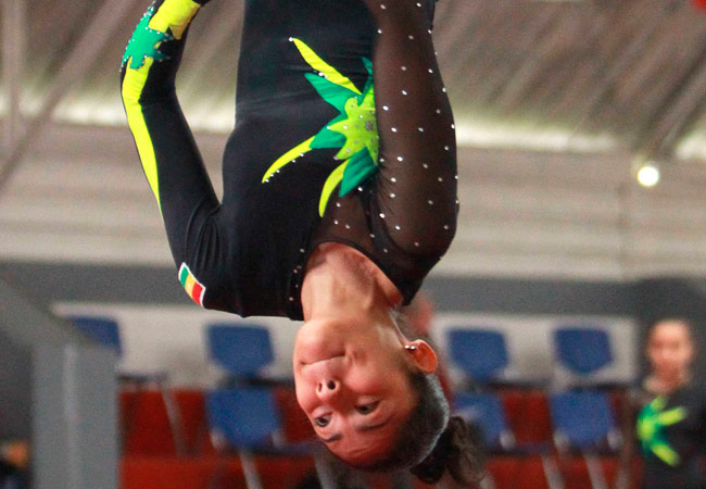 Bolivia busca mejorar su preparación en la rama de gimnasia, de cara a los Juegos Odesur 2018. Foto: EFE